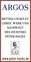 Mitteilungen zu Leben, Werk und Nachwelt des Dichters Peter Hacks -www.peter-hacks.de